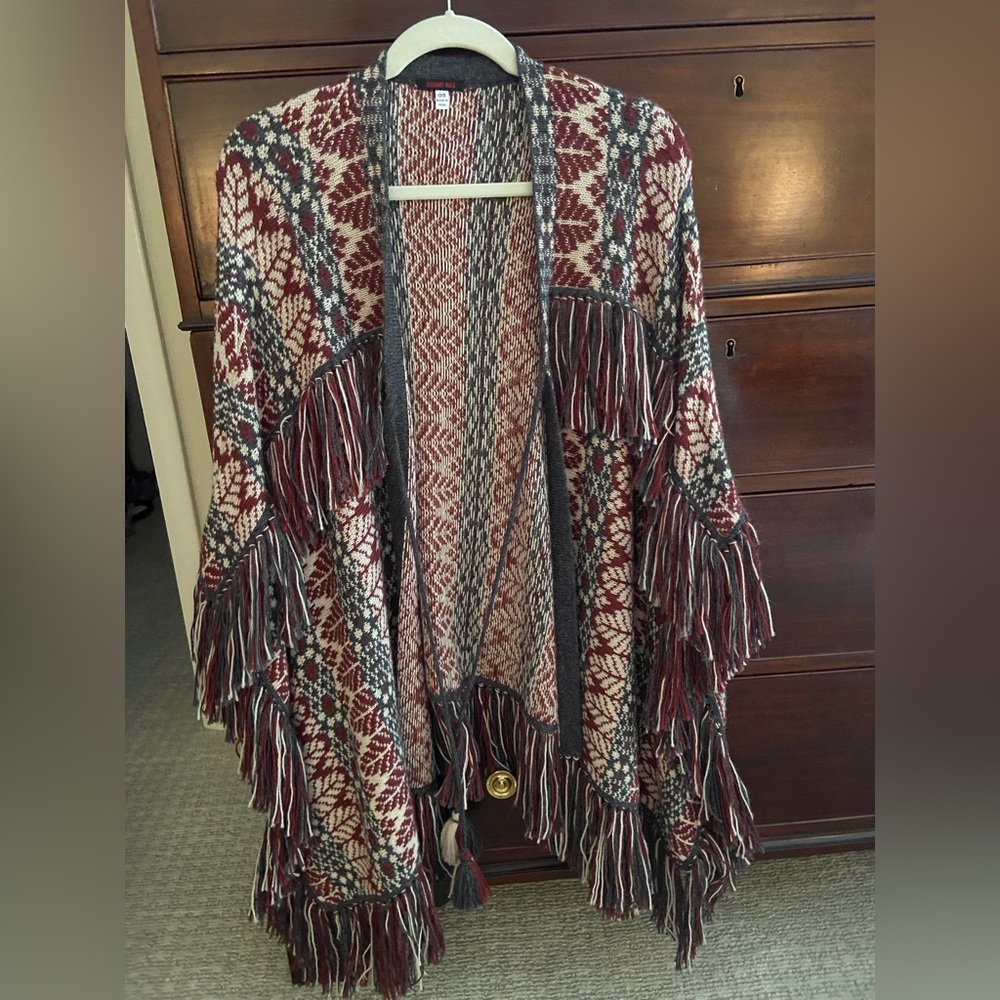 Specialty Johnny Was Sweater/Cape. OS wool